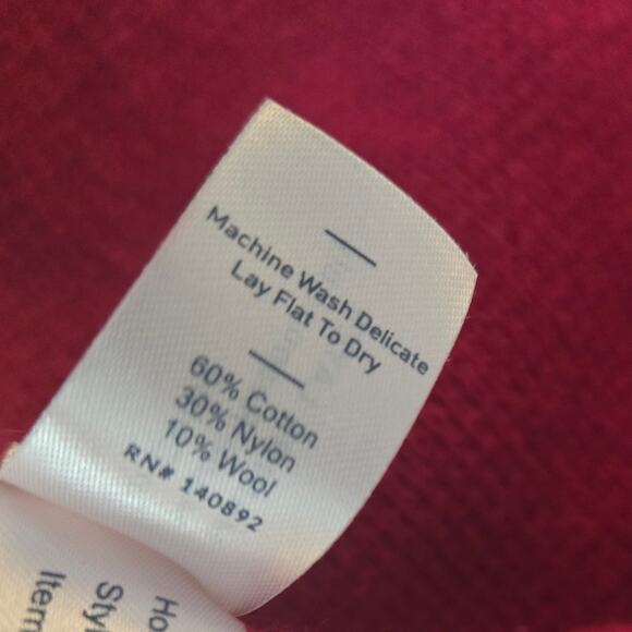 Marine Layer X Lost & Found Snowbird Stripe Sleeve Quarter Zip Sweater Size M - Picture 9 of 10